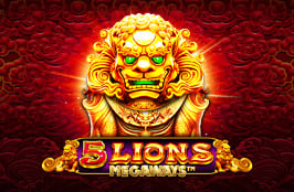 Five Lions Megaways slot banner for epic gaming rewards