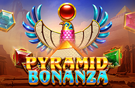 Pyramid Bonanza slot banner for adventurous gaming thrills